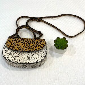 Min-shoulder bag by Anthropologie; calf-hair